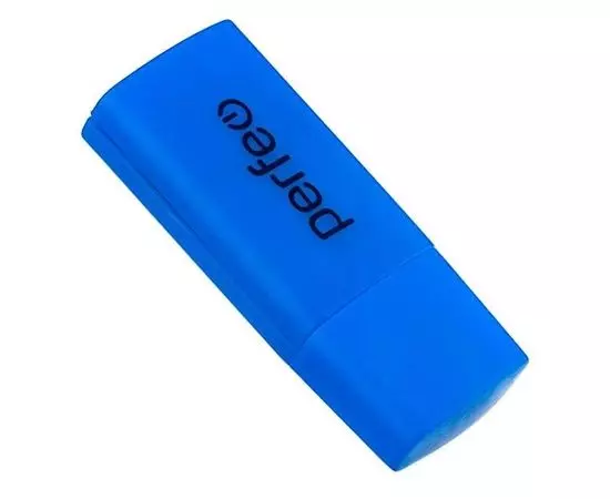 Картридер внешний USB2.0 Perfeo PF-VI-R023, синий (PF_С3794), Цвет: Синий