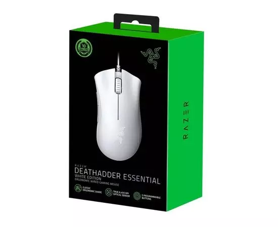 Мышь RAZER DeathAdder Essential White (RZ01-03850200-R3M1), фото 4