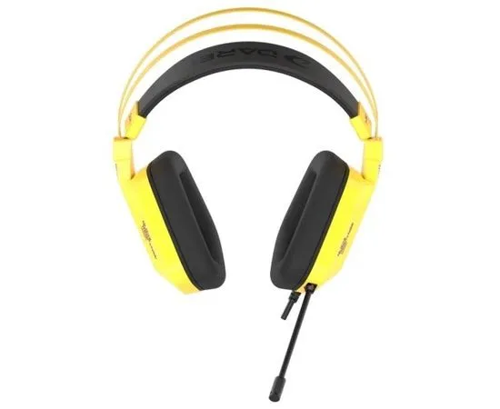 Наушники с микрофоном Dareu EH732 Yellow, желтый, фото 2