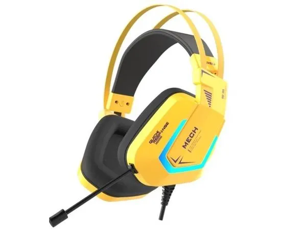 Наушники с микрофоном Dareu EH732 Yellow, желтый