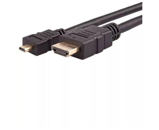 Кабель micro-HDMI (M) - HDMI (M) 1m v2.0 (Telecom) 3D, Ethernet, черный (TCG206-1M)