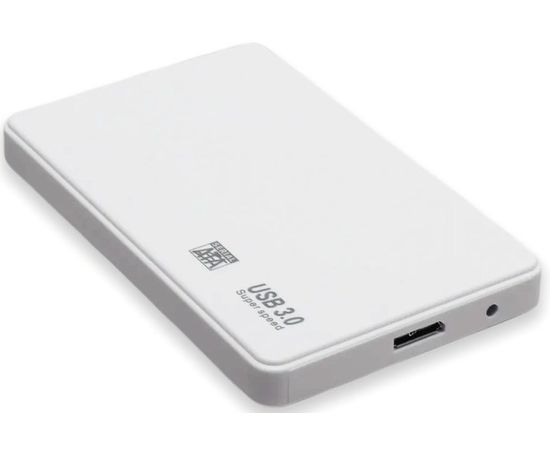 Карман для винчестера SATA 2.5" -> USB3.0 (noName, DM-2508) пластик, белый (57913)