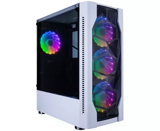Корпус 1STPLAYER DK D4 WHITE, без БП (D4-WH-4G6)