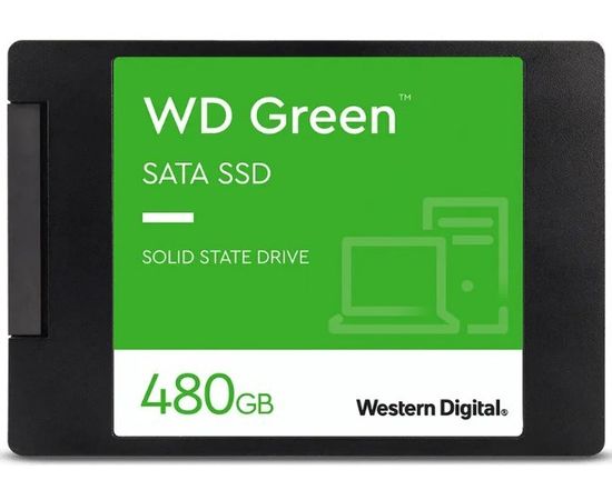 Накопитель SSD 480Gb Western Digital Green (WDS480G3G0A)