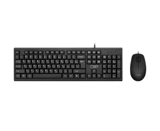 Клавиатура+мышь CBR KB SET 711 Carbon, черный