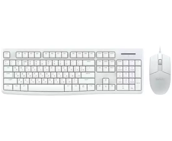 Клавиатура+мышь Dareu MK185 White, USB, белый