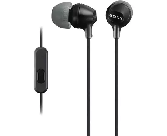 Наушники с микрофоном Sony MDR-EX14AP Black, черный