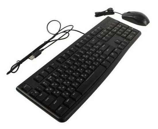 Клавиатура+мышь Dareu MK185 Black, USB, черный