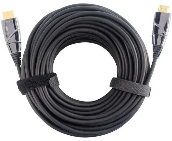 Кабель HDMI 30m, v2.1 (VCOM) оптический, черный (D3743-30M), фото 2