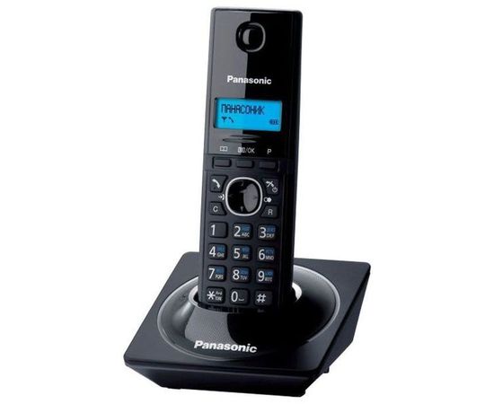 Телефон DECT Panasonic KX-TG1711RUB Black, черный/серый