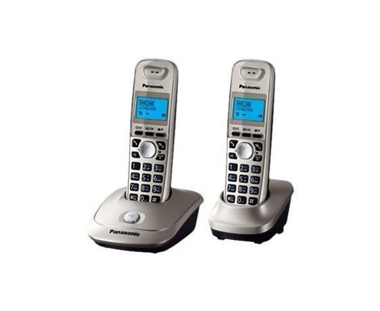 Телефон DECT Panasonic KX-TG2512RUS Silver, серебристый