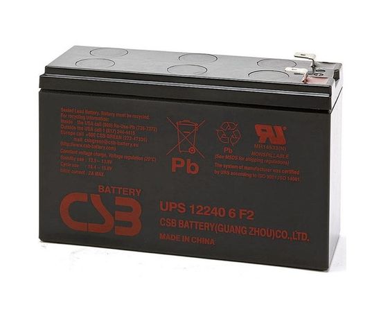 Батарея для ИБП, 12V, 6Ah (CSB) (UPS122406 F2)
