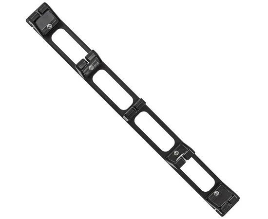 Кабельный органайзер 19" 1U, горизонтальный, 4 окна, черный (ExeGate CM19-1U-5R) (EX292870RUS), фото 3