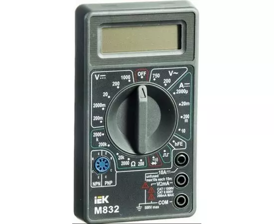 Мультиметр цифровой IEK TMD-2S-832 (Universal M832)