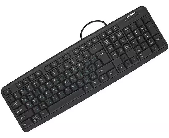 Клавиатура Crown CMK-F02B (OEM), USB, черный (CM000003404)