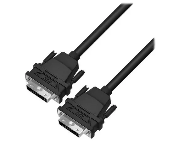 Кабель DVI-D 0.5м (Greenconnect, двойной экран) (GCR-DM2DMC-0.5m)