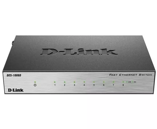 Коммутатор D-Link DES-1008D (8 Ports 10/100 Switch)