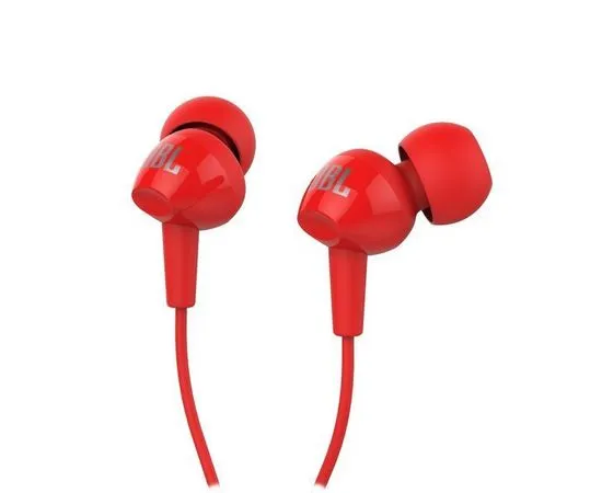 Наушники с микрофоном JBL C100SIU Red (C100SIURED)