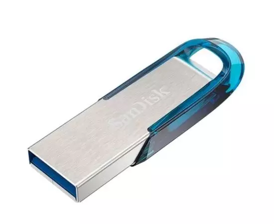 USB Flash-накопитель 128Gb USB 3.0 (SanDisk, CZ73 Ultra Flair) Tropical Blue (SDCZ73-128G-G46B), фото 2