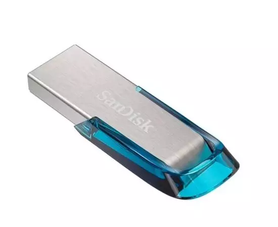 USB Flash-накопитель 128Gb USB 3.0 (SanDisk, CZ73 Ultra Flair) Tropical Blue (SDCZ73-128G-G46B), фото 3