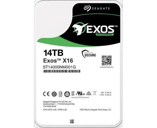 Жесткий диск Seagate 14Tb Exos X16 (ST14000NM001G)