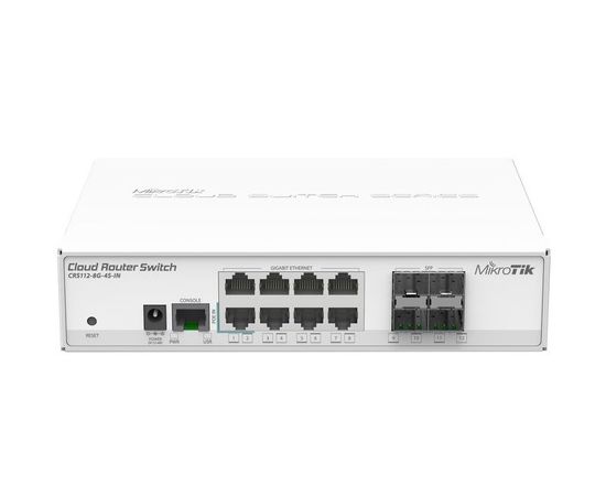 Коммутатор MikroTik CRS112-8G-4S-IN