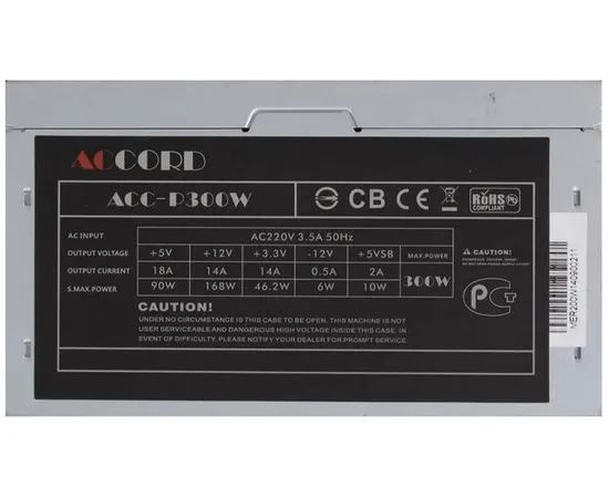 Блок питания 300W (Accord, ACC-P300W), фото 3