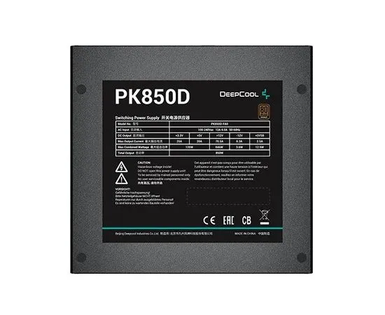 Блок питания 850W (Deepcool, PK850D) (R-PK850D-FA0B-EU), фото 4
