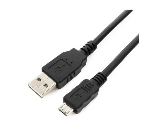 Кабель USB2.0 AM -> Micro-BM, 0.3m (Cablexpert) черный (CC-mUSB2D-0.3M)