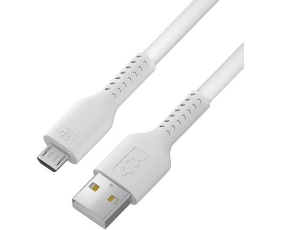 Кабель USB2.0 AM -> micro-BM, 0.5m (4PH) белый (4PH-R90065)