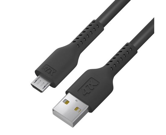 Кабель USB2.0 AM -> micro-BM, 1m (4PH) черный (4PH-R90062)