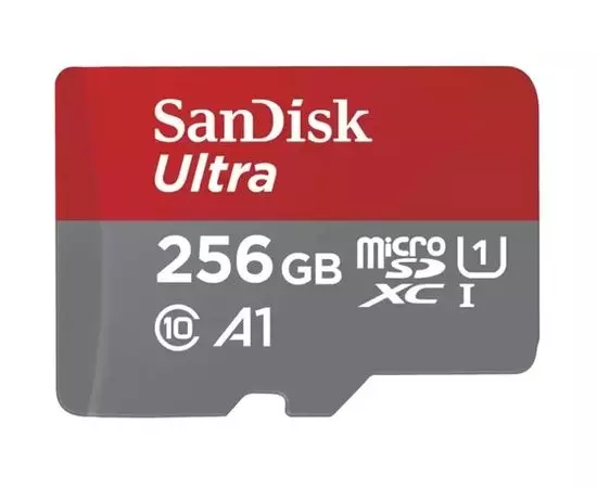 Карта памяти MicroSDXC 256Gb Class 10 UHS-I U1 A1 без адаптера (SanDisk Ultra) (SDSQUAC-256GGN6MN), фото 2