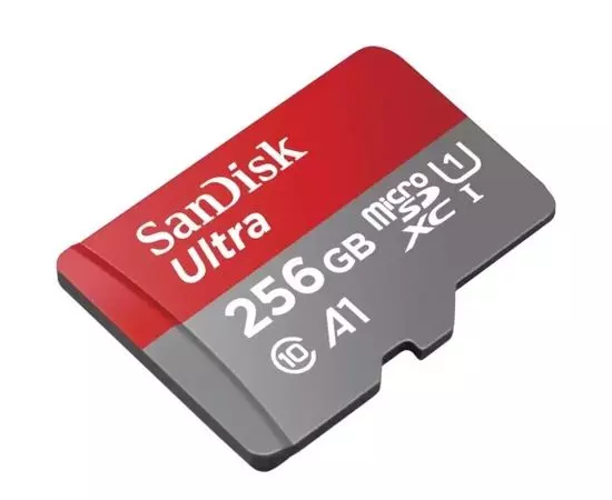 Карта памяти MicroSDXC 256Gb Class 10 UHS-I U1 A1 без адаптера (SanDisk Ultra) (SDSQUAC-256GGN6MN)