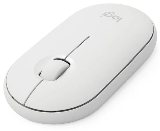 Мышь Logitech M350 Pebble Off-white, белый (910-005541), Цвет: Белый, фото 2