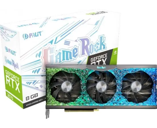 Видеокарта Palit RTX3070 8GB GDDR6 GameRock (NE63070019P2-1040G V1), фото 4