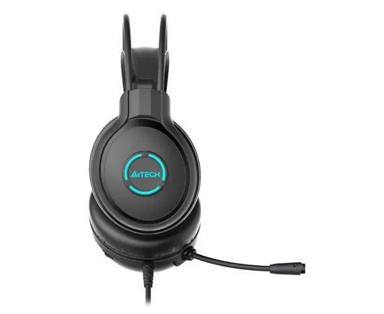 Наушники с микрофоном A4 Tech Fstyler FH300U, USB, черный (FH300U BLACK), фото 4