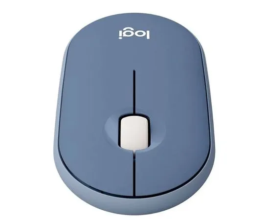 Мышь Logitech M350 Pebble Blue Grey, серо-голубой (910-006655), фото 3