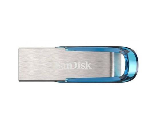 USB Flash-накопитель 32Gb USB 3.0 (SanDisk, CZ73 Ultra Flair) Tropical Blue (SDCZ73-032G-G46B)