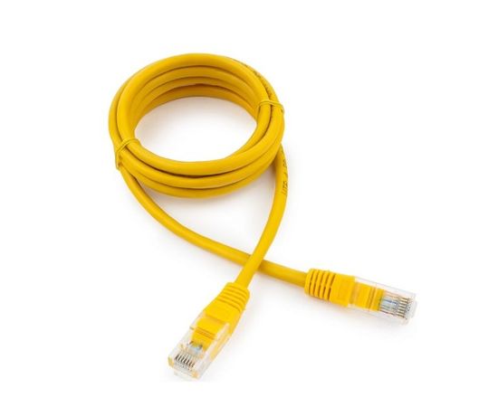 Патч-корд 1,5м. UTP 5e (Cablexpert) желтый, медь (PP10-1.5M/Y)