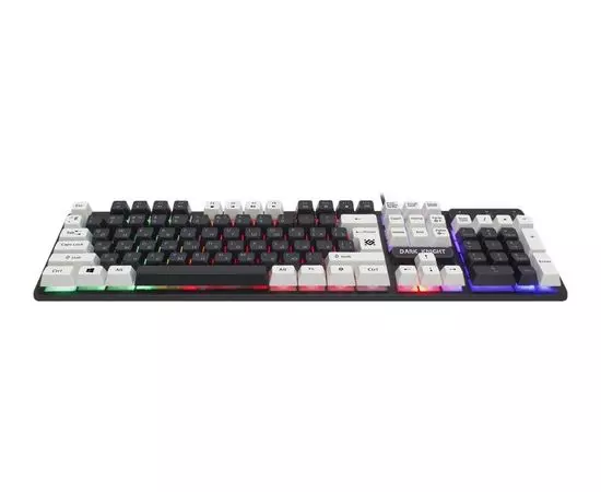 Клавиатура Defender Dark Knight GK-077, USB, Black/White, черный/белый (45078), фото 4