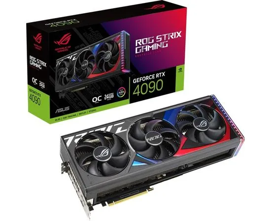 Видеокарта Asus RTX4090 24GB GDDR6 (ROG-STRIX-RTX4090-O24G-GAMING)