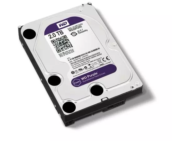 Жесткий диск Western Digital 2Tb Purple (Refurbished) (WD20PURX)