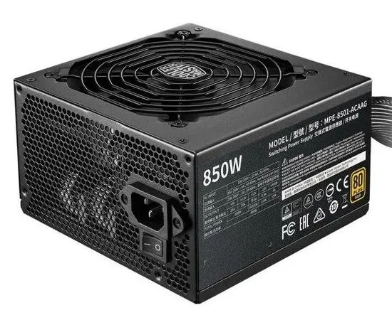Блок питания 850W (CoolerMaster, MWE Gold 850 V2) (MPE-8501-ACAAG)