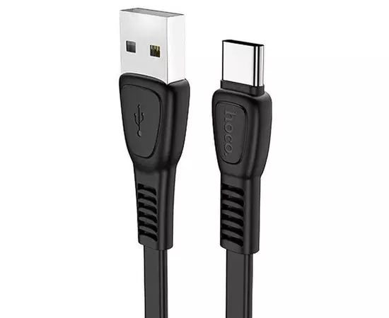 Кабель USB2.0 AM -> Type-C, 1m (HOCO) X40 Noah, черный (6931474711694)