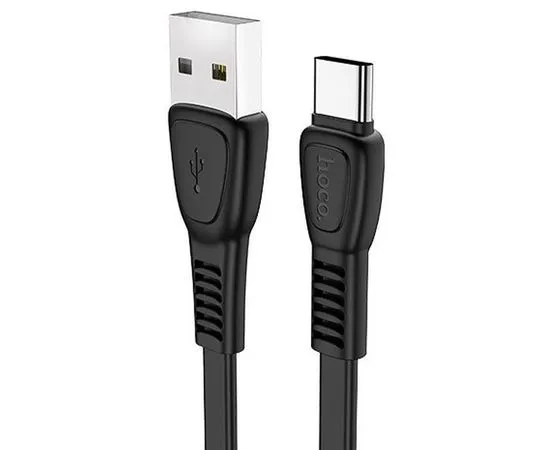 Кабель USB2.0 AM -> Type-C, 1m (HOCO) X40 Noah, черный (6931474711694)