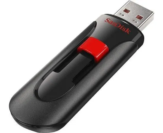 USB Flash-накопитель 64Gb USB 3.0 (SanDisk, CZ600 Cruzer Glide) черный (SDCZ600-064G-G35)