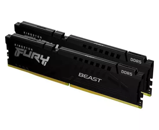 Оперативная память Kingston 2x16Gb DDR5-5200MHz FURY Beast Black (KF552C40BBK2-32)