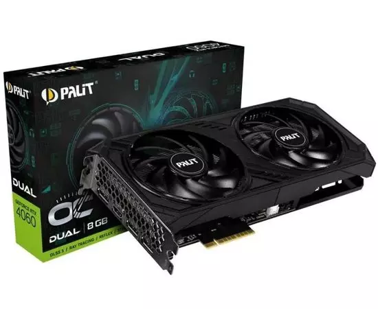 Видеокарта Palit RTX4060 8GB GDDR6 DUAL OC (NE64060T19P1-1070D), фото 5