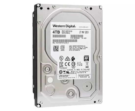 Жесткий диск Western Digital 4Tb (HGST) Ultrastar DC HC310 (0B36040) (HUS726T4TALE6L4)