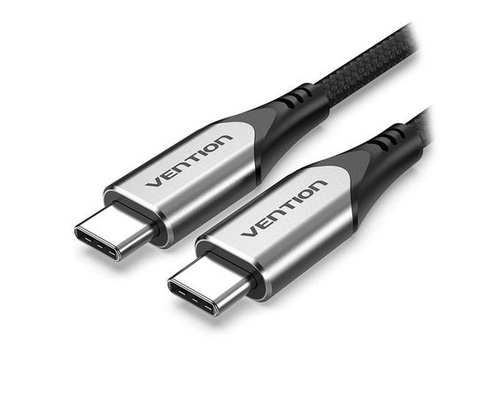 Кабель USB 3.1 Type-C (M), 10Gbps, 1m (Vention) в оплетке, черный (TAAHF)